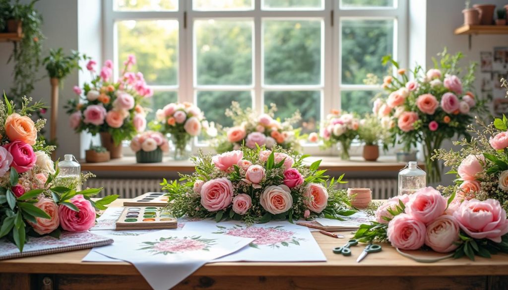 découvrez l'art floral à travers des techniques professionnelles et des idées inspirantes pour magnifier vos créations et apporter une touche d'élégance à votre intérieur.