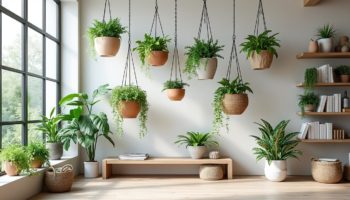 Les avantages des pots suspendus pour votre intérieur