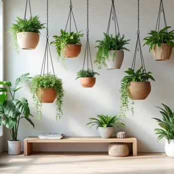 Les avantages des pots suspendus pour votre intérieur