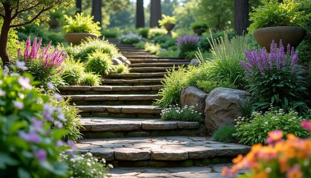 découvrez comment les escaliers de jardin peuvent sublimer votre extérieur tout en facilitant l'accès à vos espaces. alliez esthétique et praticité grâce à des idées d'aménagement adaptées à tous les styles de jardins.