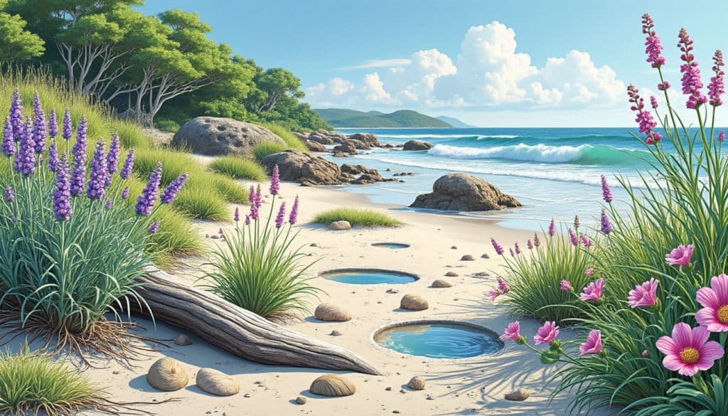 découvrez notre guide complet sur les plantes de bord de mer : sélection d'espèces résistantes aux milieux salins, conseils de culture et astuces pour aménager un jardin côtier durable.