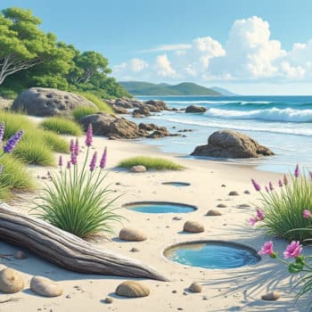Les plantes de bord de mer : guide des espèces adaptées aux milieux salins